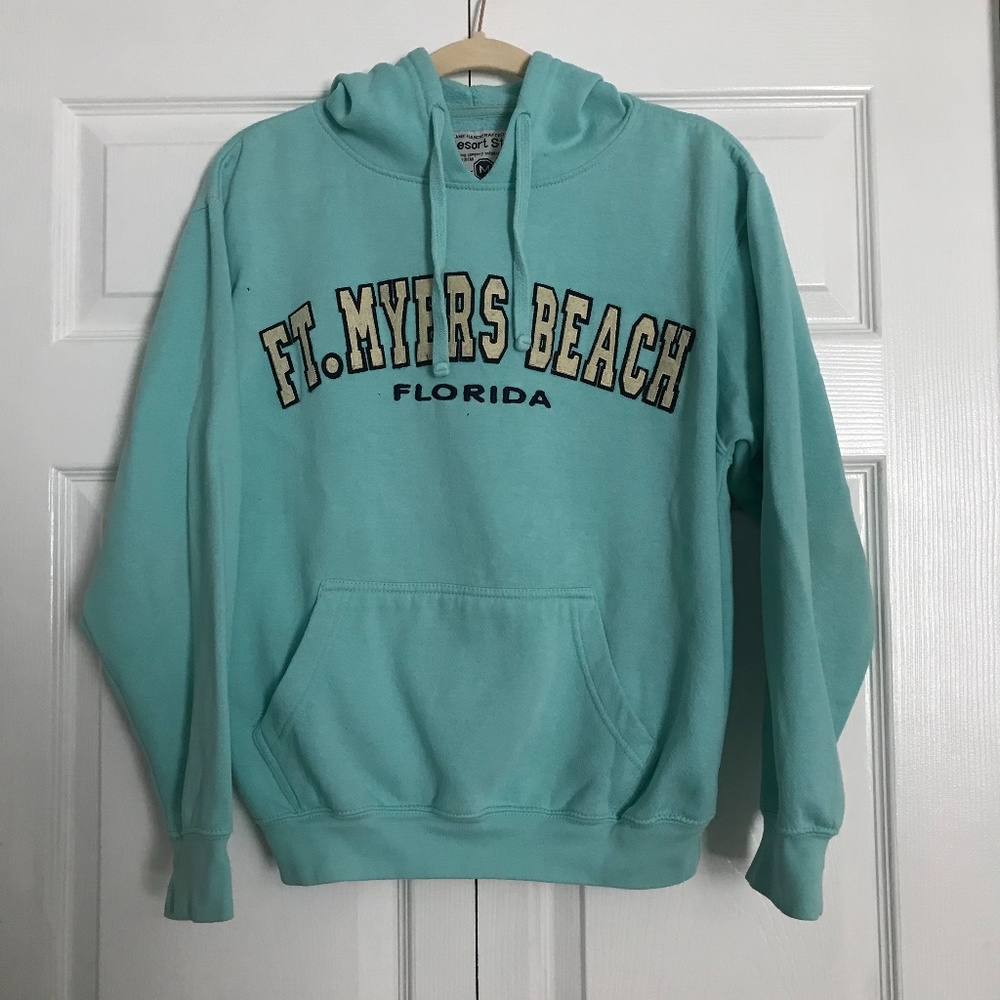 Fort Myers Beach beautiful blue hoodie!